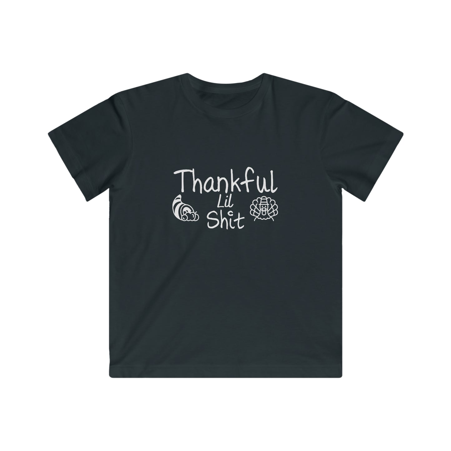 Kids Thankful Tee, Kids Thanksgiving Shirt, Kids Holiday Shirt