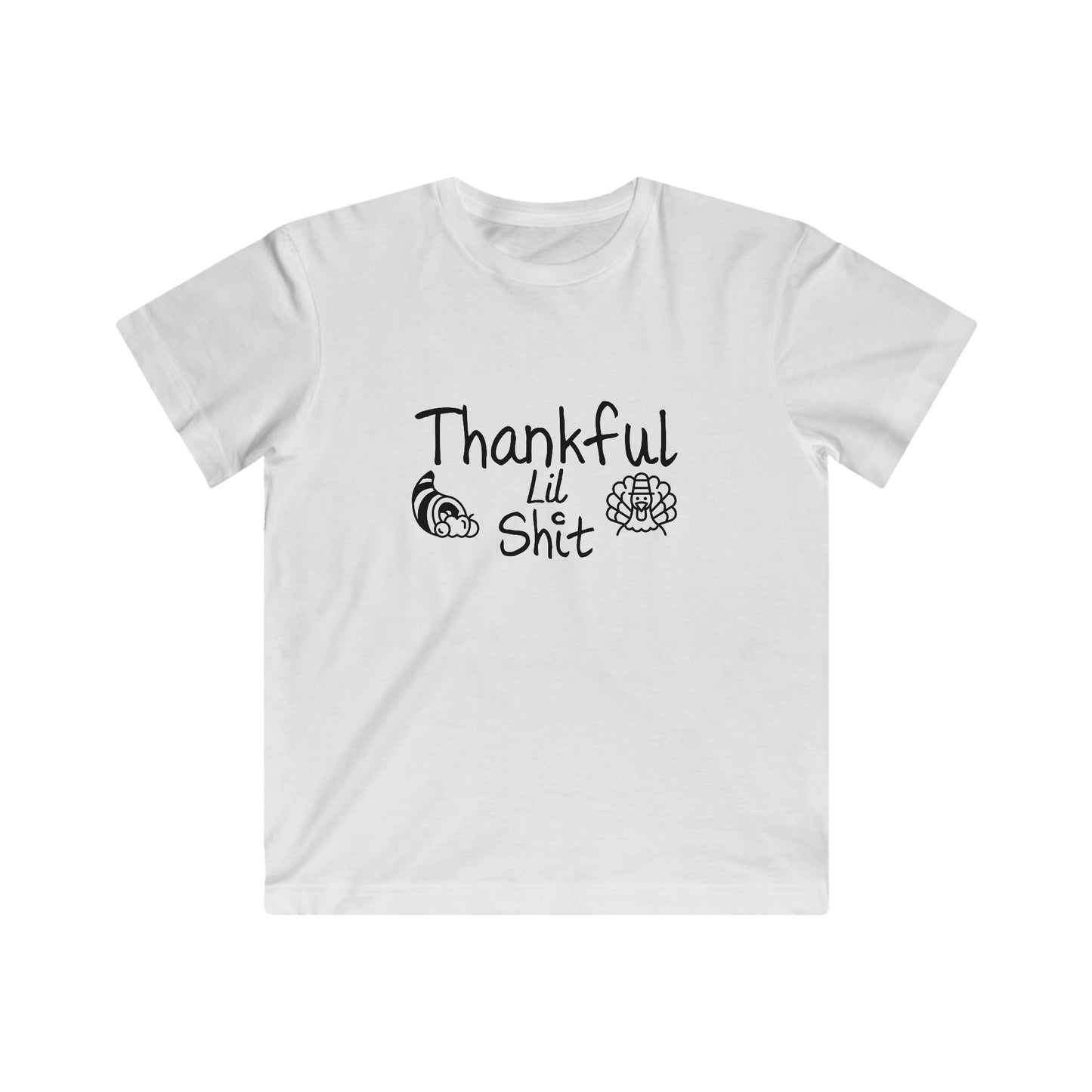 Kids Thankful Tee, Kids Thanksgiving Shirt, Kids Holiday Shirt