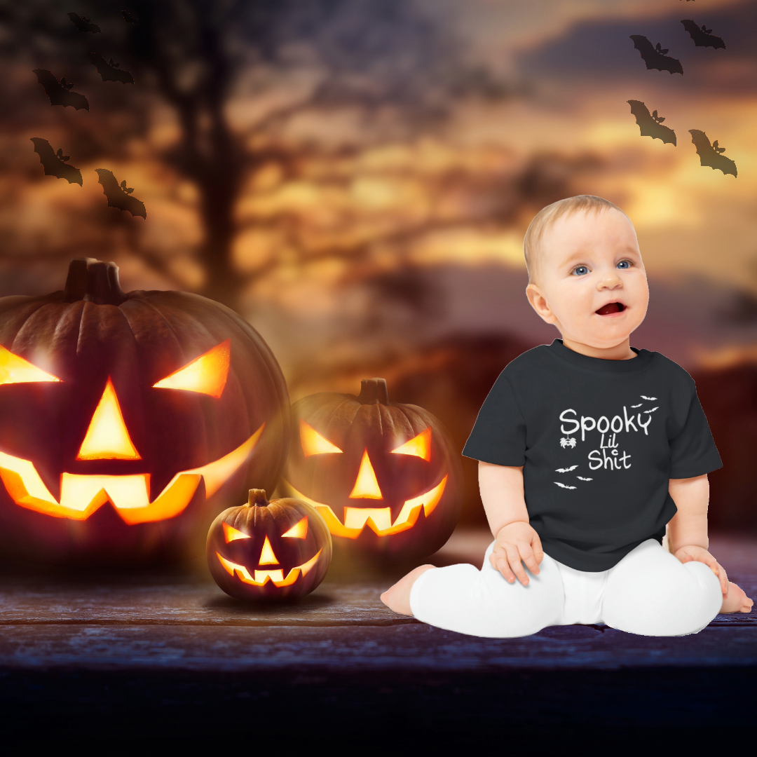 Infant Holiday Tee, Toddler Holiday T-Shirt, Spooky Shirt for Toddlers, 6-24M